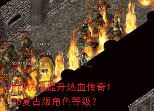 如何快速提升热血传奇1.76复古版角色等级? 如何快速提升热血传奇1.76复古版角色等级?