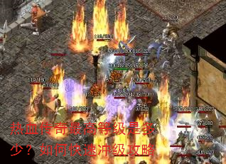 热血传奇最高等级是多少?如何快速冲级攻略 热血传奇最高等级是多少?如何快速冲级攻略
